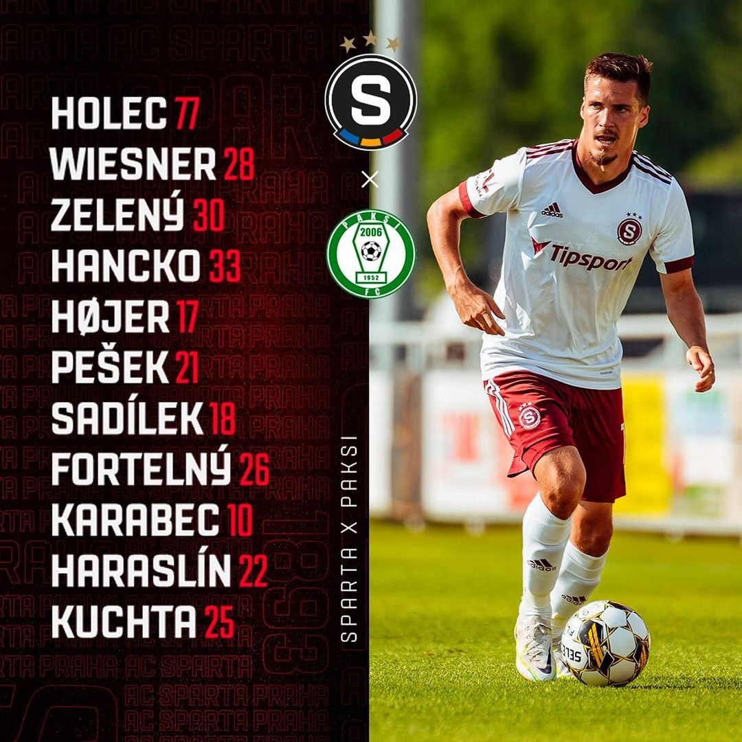 1️⃣1️⃣ SESTAVA | Takhle vypadá naše základní jedenáctka pro dnešní zápas proti Paksi ? #acsparta 

? Živý stream sledujte na live.sparta.cz